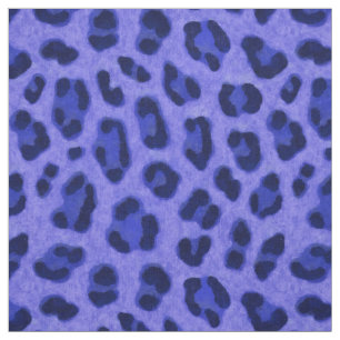 Tissu Motif de peau Poster de animal Lavender Blue Leopa