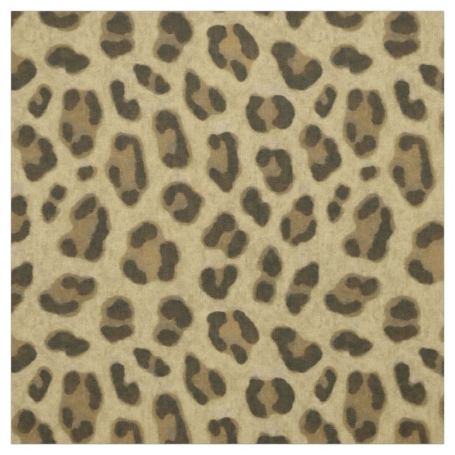 Tissu Motif de peau Poster de animal léopard (Échantillon)