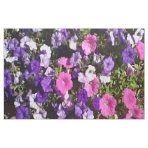 Tissu Motif de pétunia