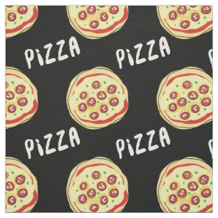 Tissu Motif de pizza