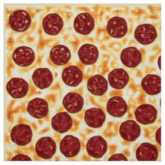 Tissu Motif de pizza de pepperoni