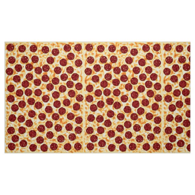 Tissu Motif de pizza de pepperoni (Fat Quarter)