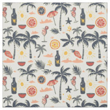 Motif de plage de cocktail d'été