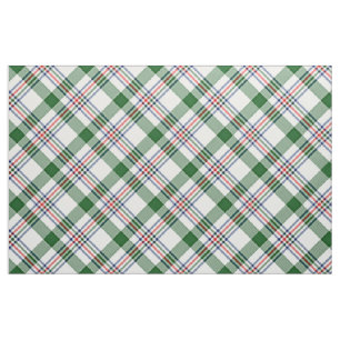 Tissu Motif de plaid de Cool rouge bleu vert de bûcheron