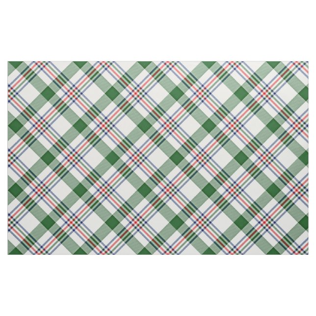 Tissu Motif de plaid de Cool rouge bleu vert de bûcheron (Fat Quarter)