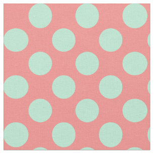 Tissu Motif de point de croix vert et rose
