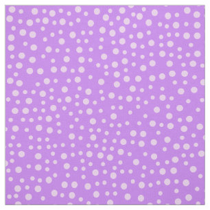 Tissu Motif de point pourpre de polka