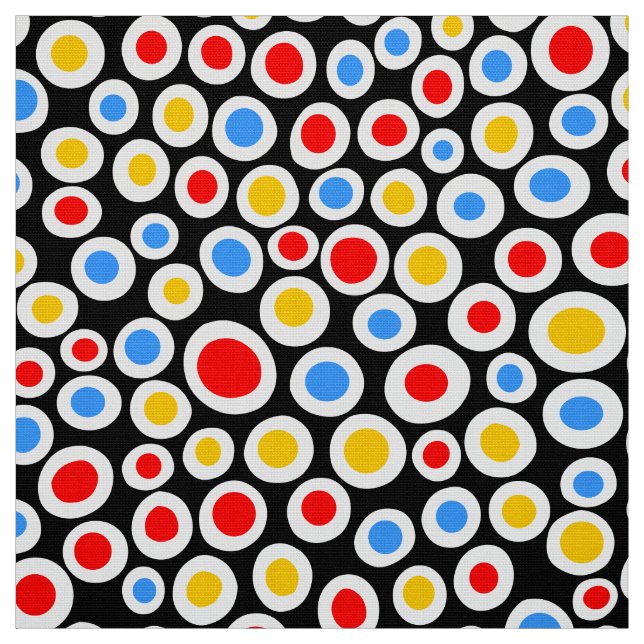 Tissu Motif de points de couleur 230515 (Échantillon)