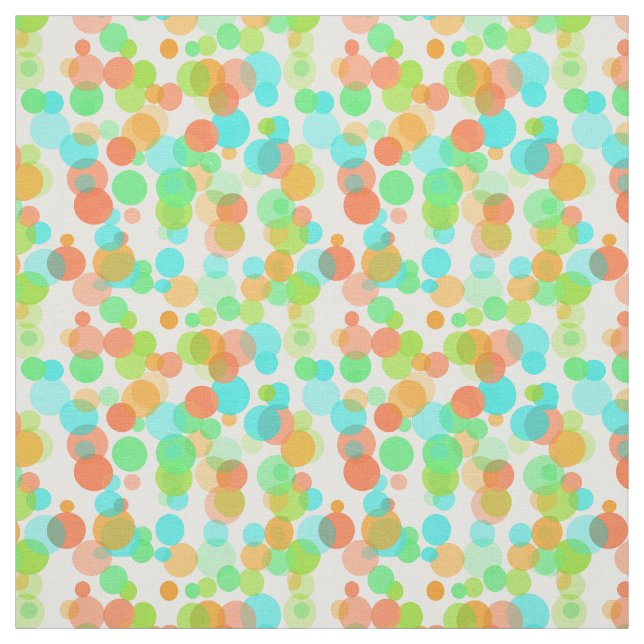 Tissu Motif de points d'été fantastiques et modernes (Échantillon)