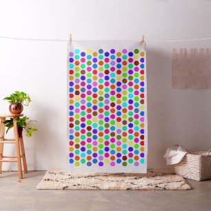Tissu Motif de pois coloré + votre backgr. et idées