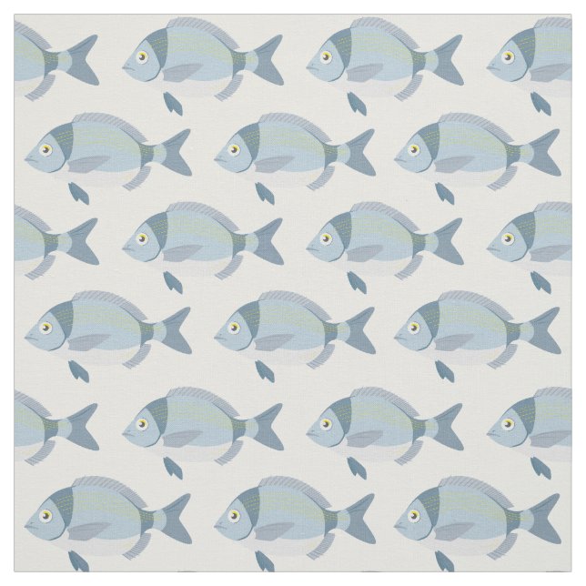 Tissu Motif de poisson (Échantillon)
