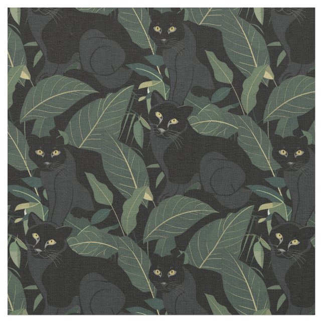 Tissu Motif de pomme noire moderne (Fermer)