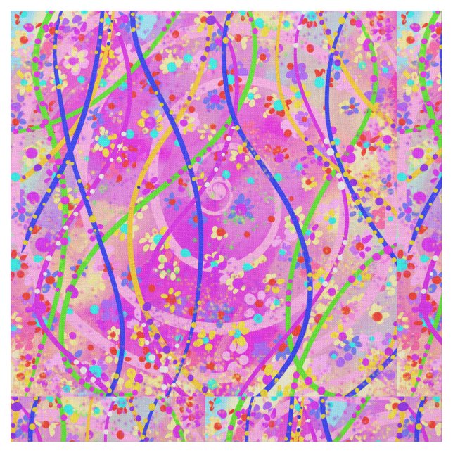 Tissu Motif de printemps (Fermer)