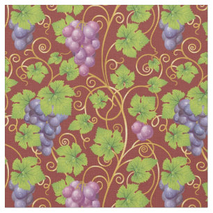 Tissu Motif de raisin