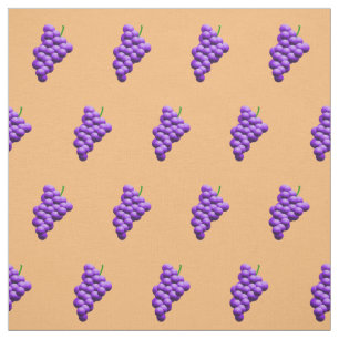 Tissu Motif de raisins