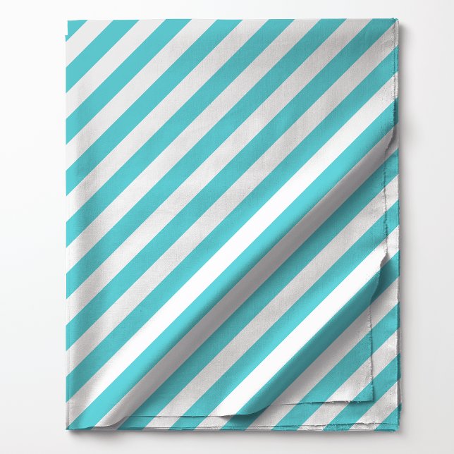 Tissu Motif de rayures diagonales sarcelle (Créateur téléchargé)