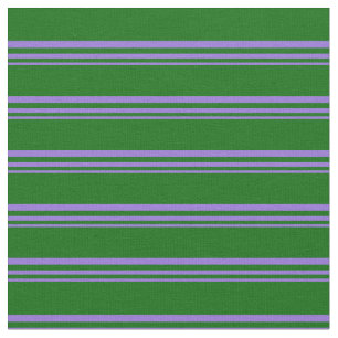 Tissu Motif de rayures vert pourpre et foncé