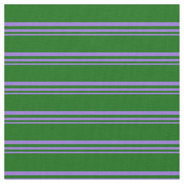 Tissu Motif de rayures vert pourpre et foncé (Fermer)