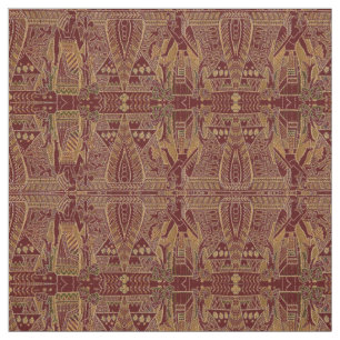 Tissu Motif de renouveau égyptien de l'ère victorienne I