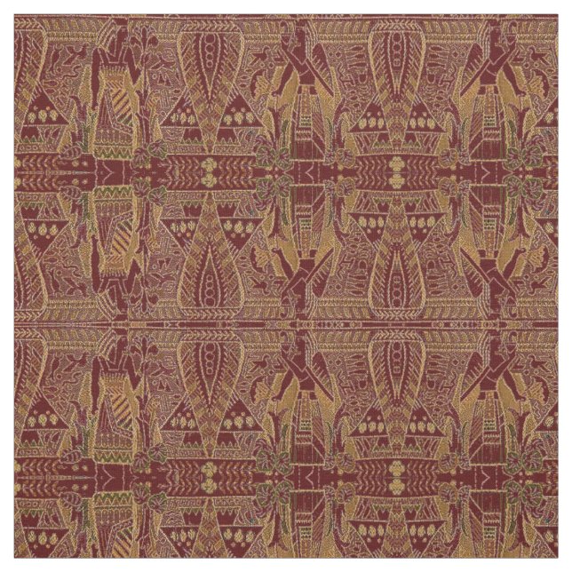 Tissu Motif de renouveau égyptien de l'ère victorienne I (Échantillon)
