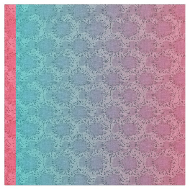 Tissu Motif de rose et d'Aqua (Fermer)