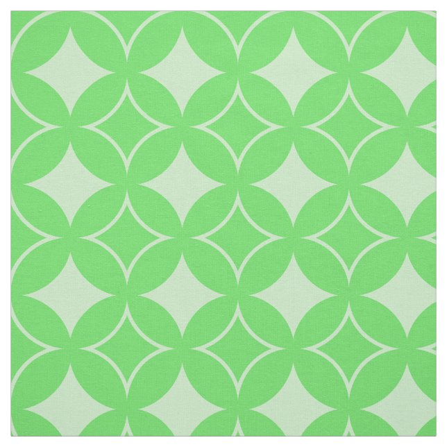 Tissu Motif de shippo vert citron (Échantillon)
