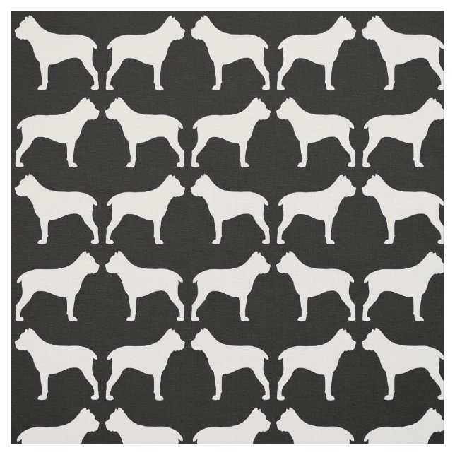 Tissu Motif de silhouettes de Corso de canne (Échantillon)