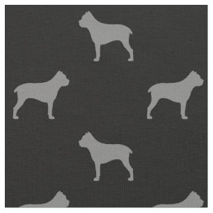 Tissu Motif de silhouettes de Corso de canne