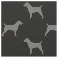 Motif de silhouettes de Jack Russell Terrier