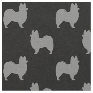 Tissu Motif de silhouettes de Papillon