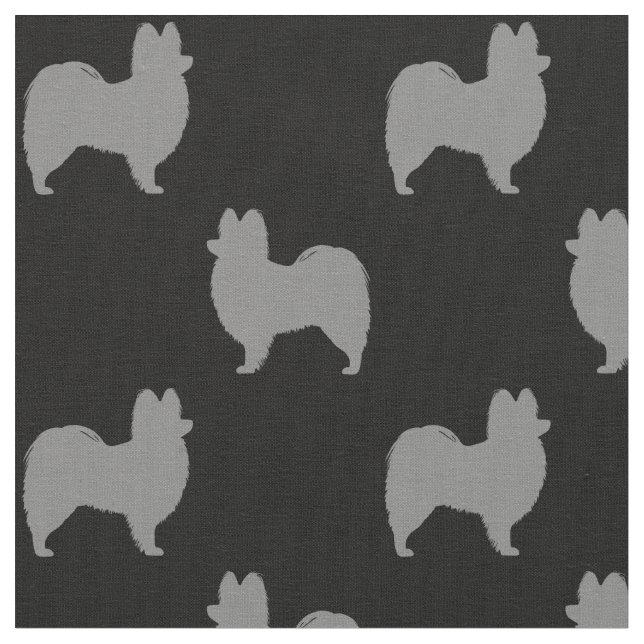 Tissu Motif de silhouettes de Papillon (Fermer)