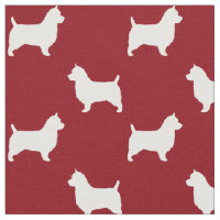 Motif de silhouettes de Terrier australien