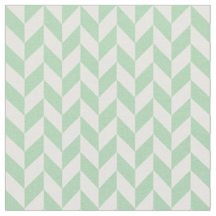 Tissu Motif de squelette vert à la menthe