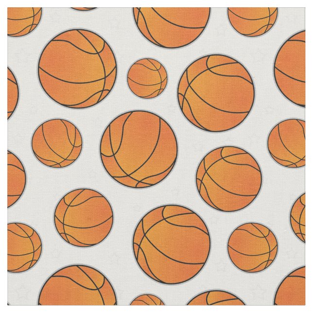 Tissu Motif de star du basket-ball (Fermer)