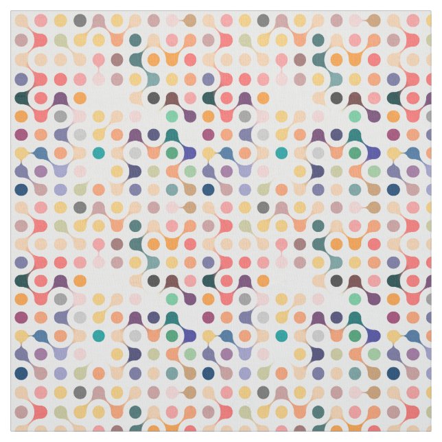 Tissu Motif de structure moléculaire (Échantillon)