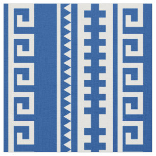 Tissu Motif de style grec géométrique