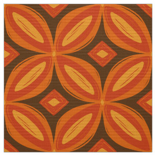 Tissu motif de style vintage et rétro