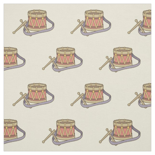 Tissu Motif de tambour de jouets (Échantillon)