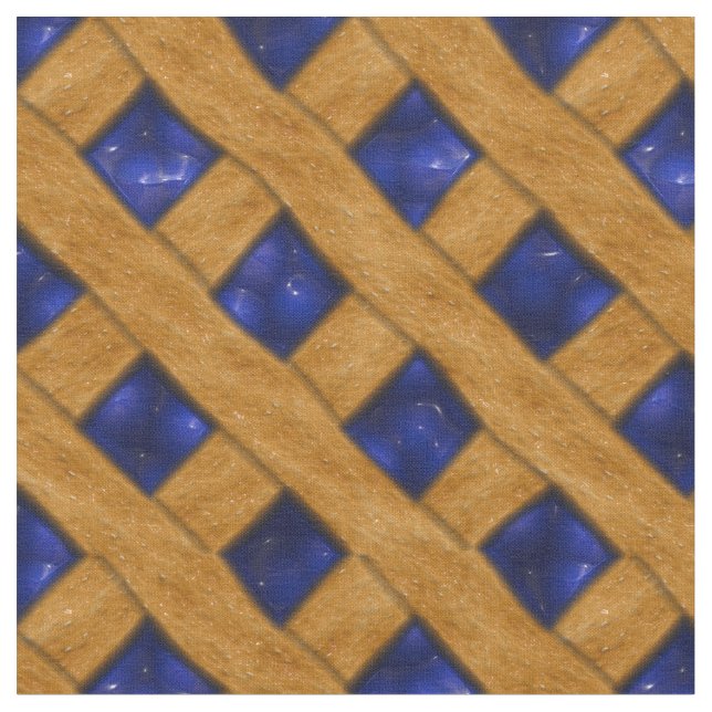 Tissu Motif de tarte de myrtille pour des boulangers (Fermer)