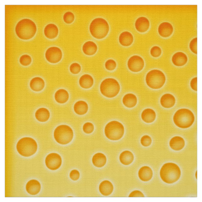 Tissu Motif de texture de Cheezy de fromage suisse (Échantillon)