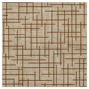 Tissu Motif de texture de toile de jute en croisillons m