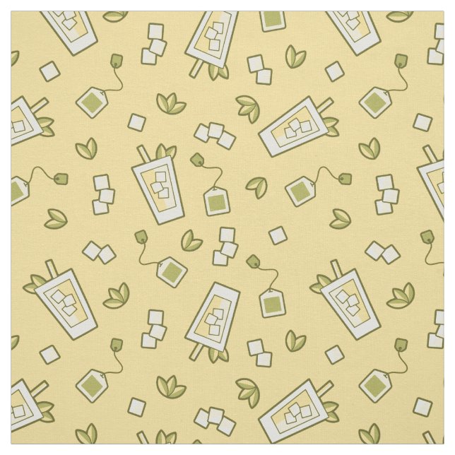 Tissu Motif de thé glacé (Échantillon)