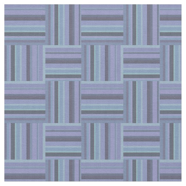 Tissu Motif de tissage à rayures bleu-gris (Fermer)