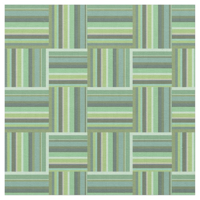 Tissu Motif de tissage à rayures vert olive (Fermer)