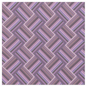Tissu Motif de tissage diagonale rayures mauve