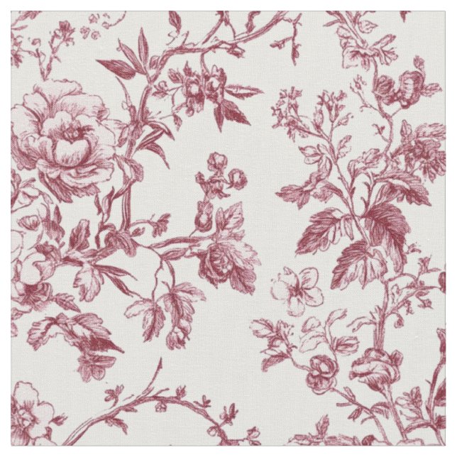 Tissu Motif de toile florale rose (Fermer)