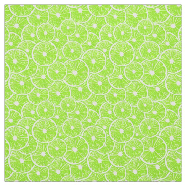 Tissu Motif de tranches de chaux (Échantillon)