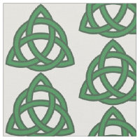 Motif de trèfle de nœud celtique vert