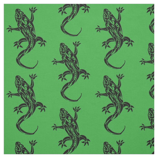 Tissu Motif de Tribal Gecko (Échantillon)