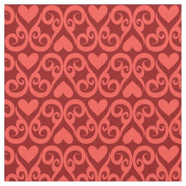 Tissu Motif de Valentine (Fermer)